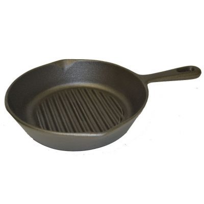 26cm Ribbed Round Skillet (7616)