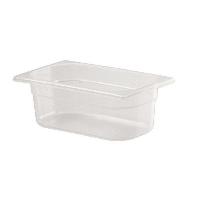 1/4 One Fourth Size Polypropylene Gastronorm Container