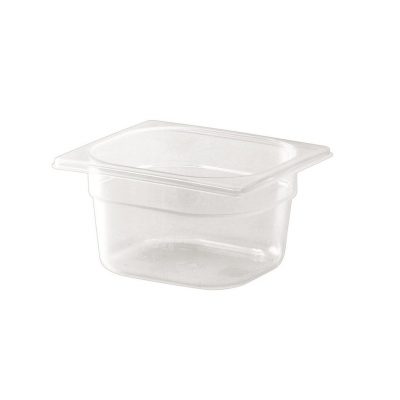 1/6 One Sixth Size Polypropylene Gastronorm Container