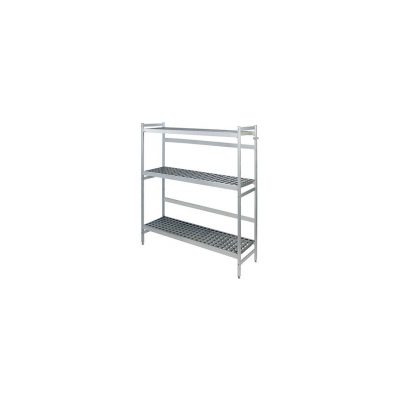 Full 3 Tier Modular Shelving Set with 2 Post Frames