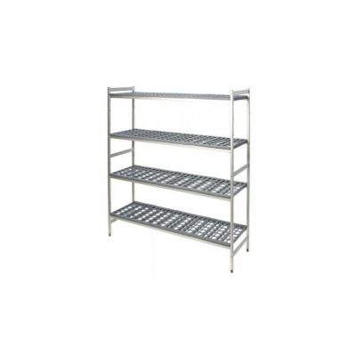 Full 4 Tier Modular Shelving Set with 2 Post Frames