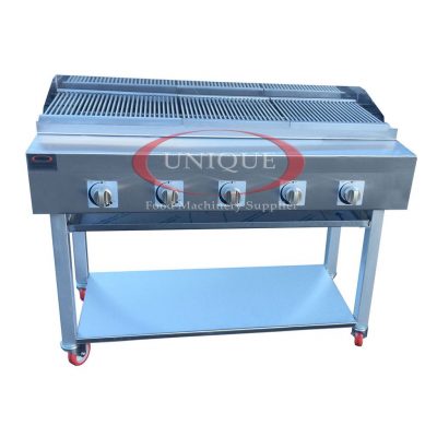 5 Burner Gas Char-Grill/ Charcoal BBQ Grill Heavy Duty