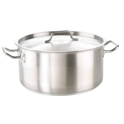 28cm Stainless Steel Low Casserole (5031)