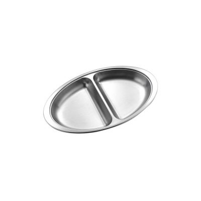 2 Division Dish Stainless Steel (5679)