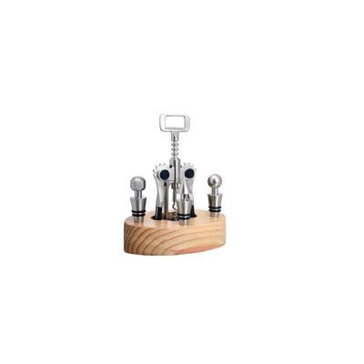 5 Pieces Kitchen Gadget Set with Wooden Stand