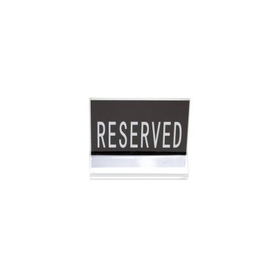Acrylic Reserved Sign/Stand (7537)