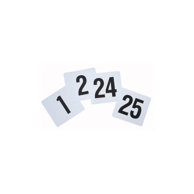 Plastic Table Numbers (1-50) (7968)