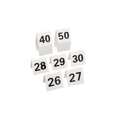 Tent Style Table Numbers (1-50) (7979)