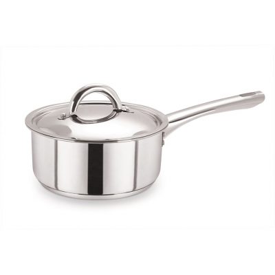 18cm Stainless Steel Sauce Pan & S/S Lid (5303)