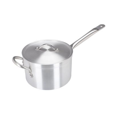 28cm Aluminium Medium Duty Saucepan with helper handle (2028)
