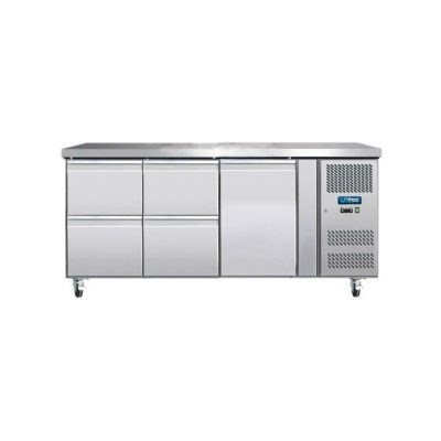 CR1800G-4RD 4 Drawers, 1 Door Professional Counter Refrigerator