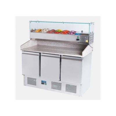 ESL3852GR-PZ Pizza Prep Fridge with Chilled toppings unit