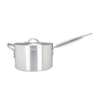 24cm Aluminium Heavy Duty Saucepan Metal Handle (3024)