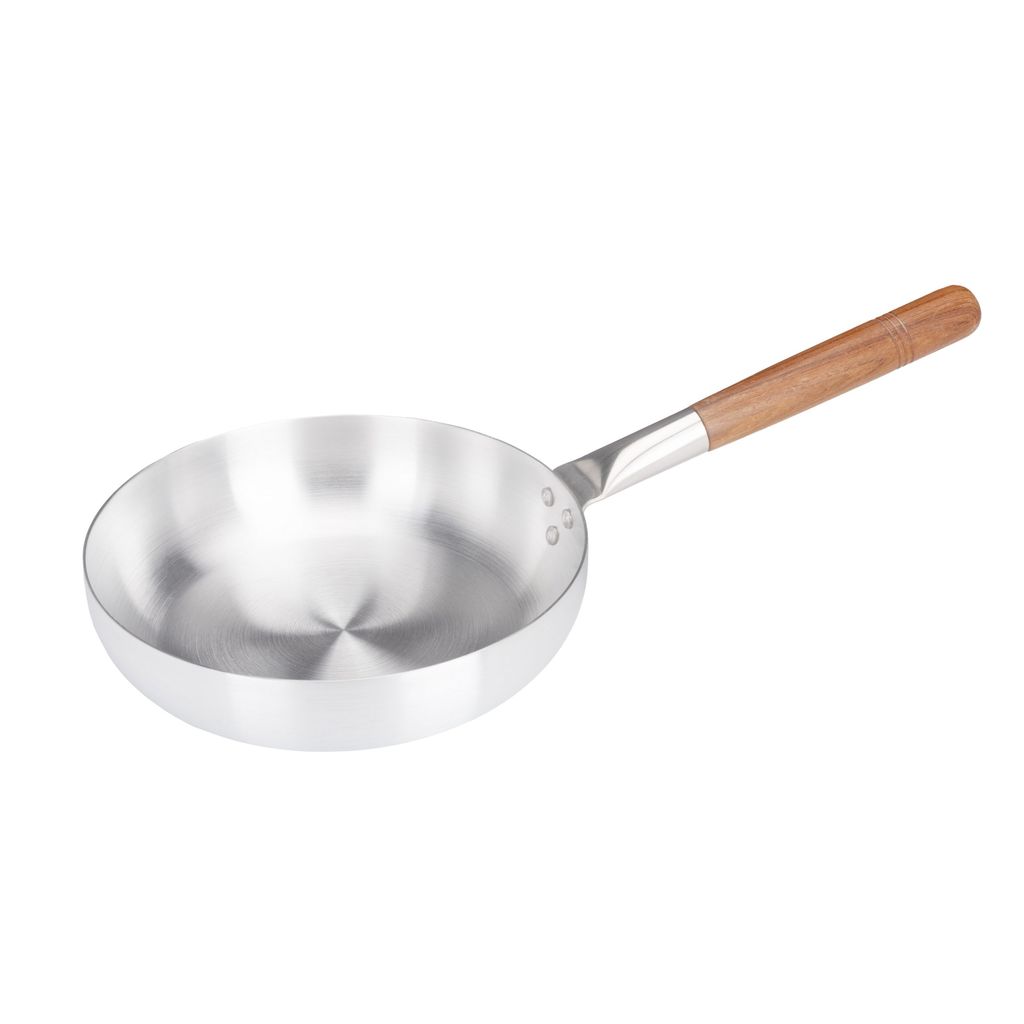30cm Aluminium Medium Duty Frypan Wood Handle (1197)